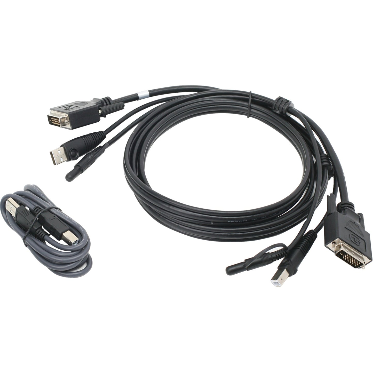 IOGEAR 6 Ft. DVI USB KVM Cable Kit with Audio (TAA)