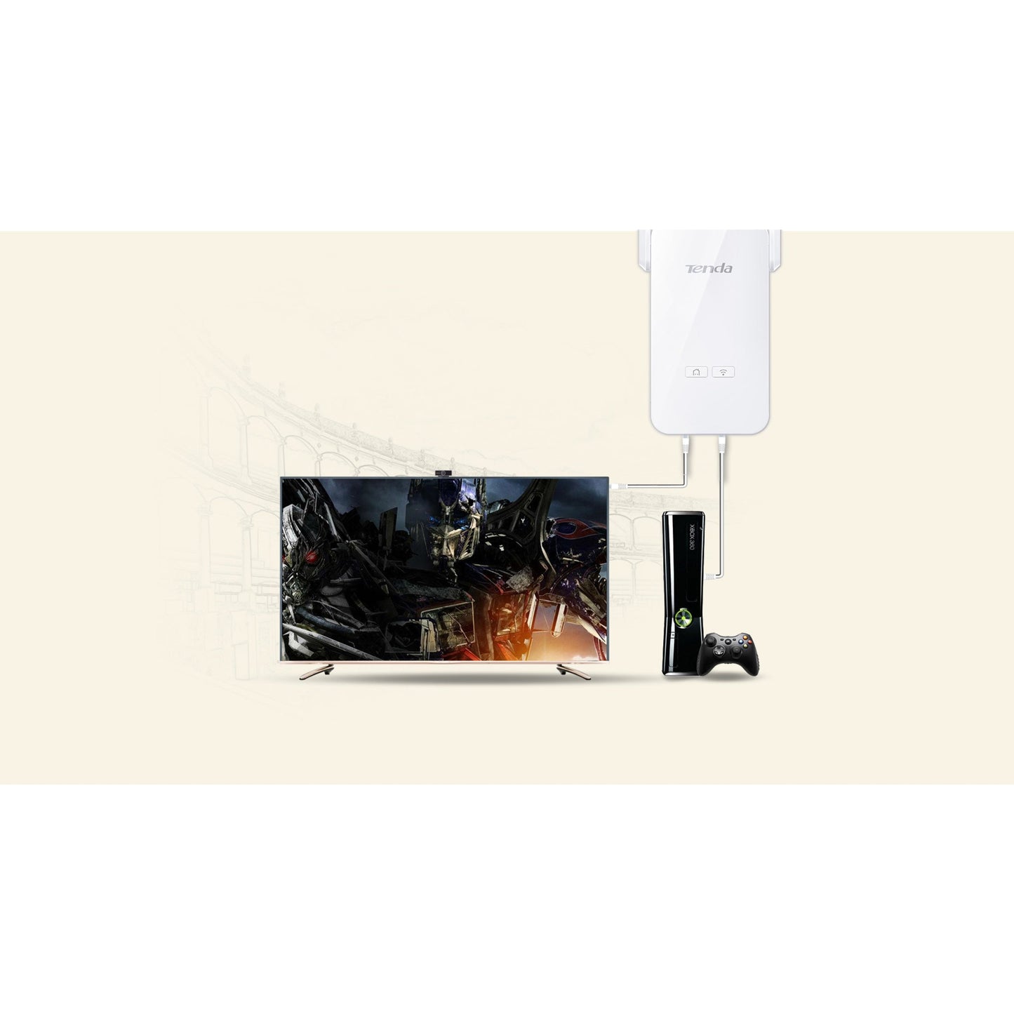 Tenda AV1000 Wi-Fi Powerline Extender Kit