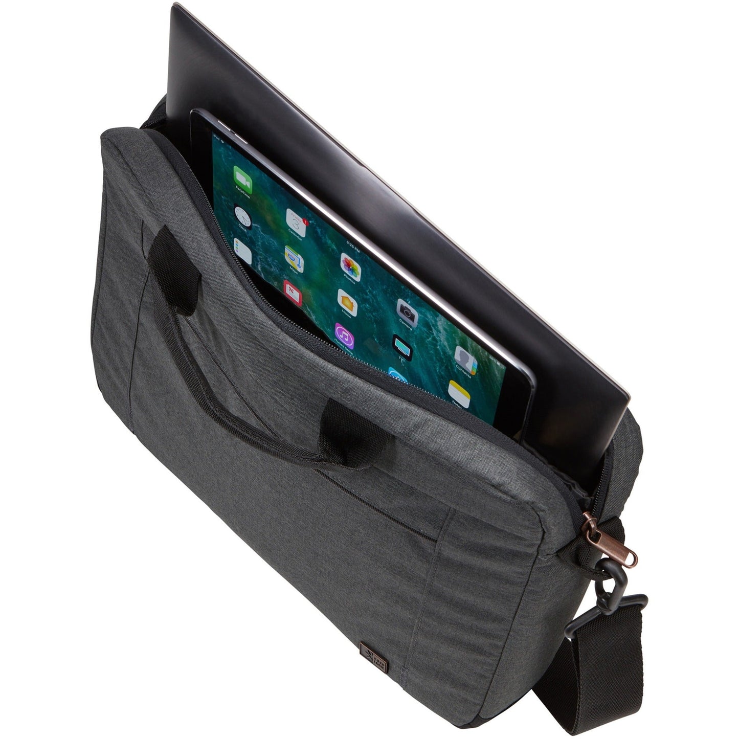 Case Logic Era ERAA-114 Carrying Case (Attach&eacute;) for 10.5" to 14" Notebook Tablet - Obsidian