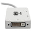 Tripp Lite Keyspan Mini DisplayPort to VGA/DVI/HDMI All-in-One Video Converter Adapter 4K 30Hz HDMI DP1.2 White 6-in. (15.24 cm)