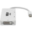 Tripp Lite Keyspan Mini DisplayPort to VGA/DVI/HDMI All-in-One Video Converter Adapter 4K 30Hz HDMI DP1.2 White 6-in. (15.24 cm)