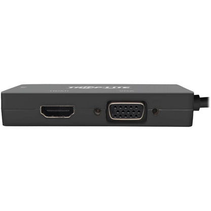 Tripp Lite Keyspan Mini DisplayPort to VGA/DVI/HDMI All-in-One Video Converter Adapter 4K 60 Hz HDMI DP 1.2 Black 6 in.