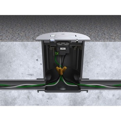 Wiremold Rachet-Pro Series Round Nonmetallic Floor Box
