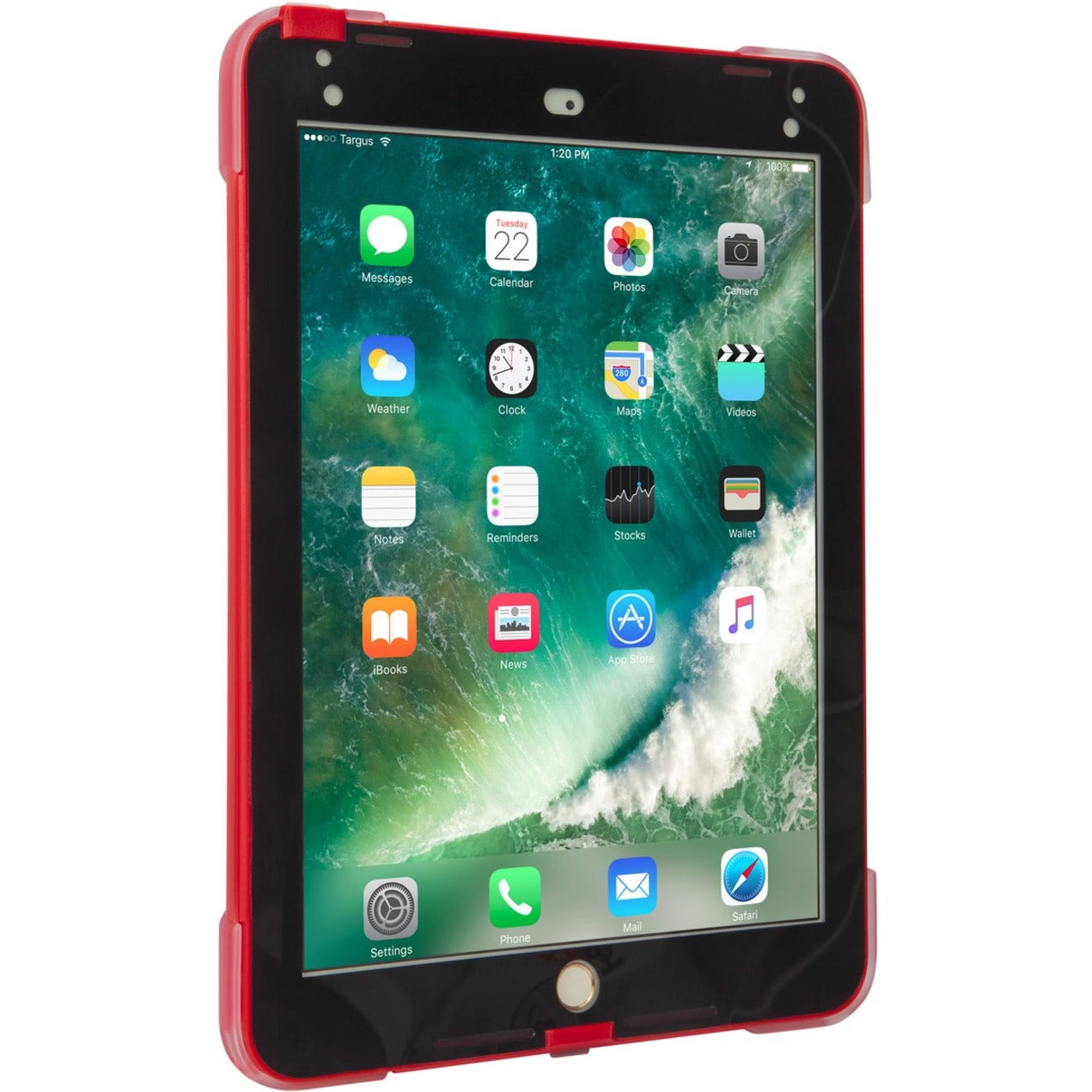 Targus SafePort THD13503GLZ Carrying Case for 9.7" Apple iPad (5th Generation) iPad Pro iPad Air 2 iPad (6th Generation) Tablet - Red
