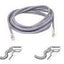 15FT CAT5E GRAY PATCH CORD ROHS