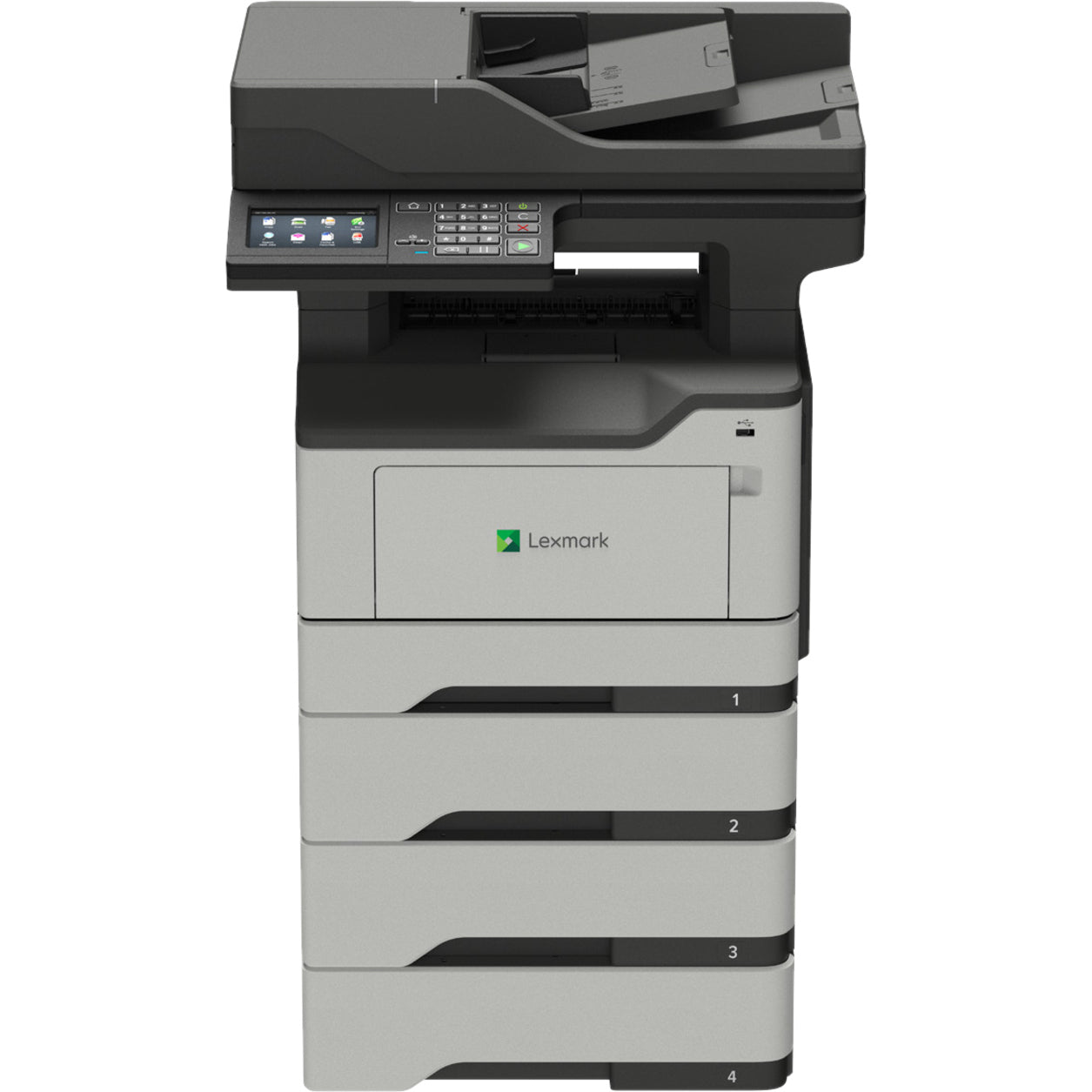 Lexmark MX521de Laser Multifunction Printer - Monochrome - TAA Compliant