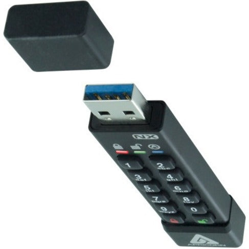 Apricon Aegis Secure Key 3NX: Software-Free 256-Bit AES XTS Encrypted USB 3.1 Flash Key with FIPS 140-2 level 3 validation Onboard Keypad and up to 25% Cooler Operating Temperatures.