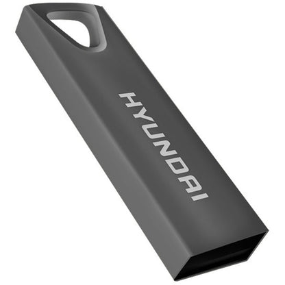 Hyundai Bravo Deluxe 32GB High Speed Fast USB 2.0 Flash Memory Drive Thumb Drive Metal Space Grey