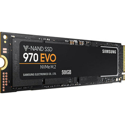 Samsung 970 EVO MZ-V7E500E 500 GB Solid State Drive - M.2 2280 Internal - PCI Express (PCI Express 3.0 x4) - White