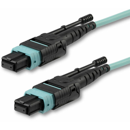 StarTech.com 10m (30ft) MTP(F)/PC OM3 Multimode Fiber Optic Cable 12F Type-A OFNP 50/125&micro;m LOMMF 40G Networks - MPO Fiber Patch Cord