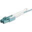 StarTech.com 1m (3ft) MTP(F)/PC to 4x LC/PC Duplex Breakout OM3 Multimode Fiber Optic Cable OFNP 40G 8F Type-A