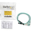 StarTech.com 2m (6ft) MTP(F)/PC to 4x LC/PC Duplex Breakout OM3 Multimode Fiber Optic Cable OFNP 40G 8F Type-A