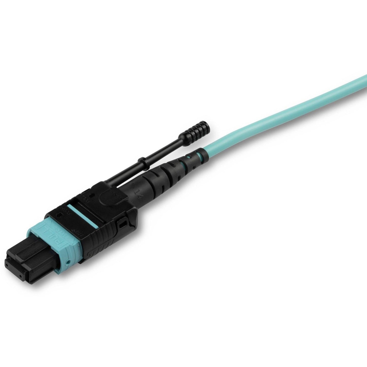 StarTech.com 2m (6ft) MTP(F)/PC to 4x LC/PC Duplex Breakout OM3 Multimode Fiber Optic Cable OFNP 40G 8F Type-A