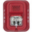 WALL HORN STROBE 2-WIRE RED    