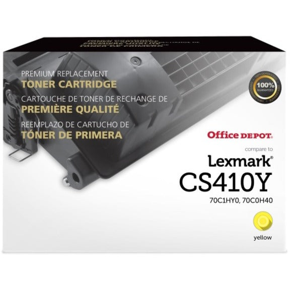 Office Depot&reg; Brand Remanufactured Yellow Toner Cartridge Replacement For Lexmark&trade; CS410 ODCS410Y