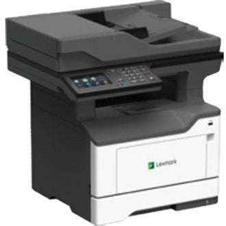 Lexmark MX520 MX521de Laser Multifunction Printer-Monochrome-Copier/Scanner-46 ppm Mono Print-1200x1200 Print-Automatic Duplex Print-120000 Pages Monthly-350 sheets Input-Color Scanner-600 Optical Scan-Gigabit Ethernet Ethernet