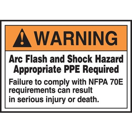 Panduit Warning Label