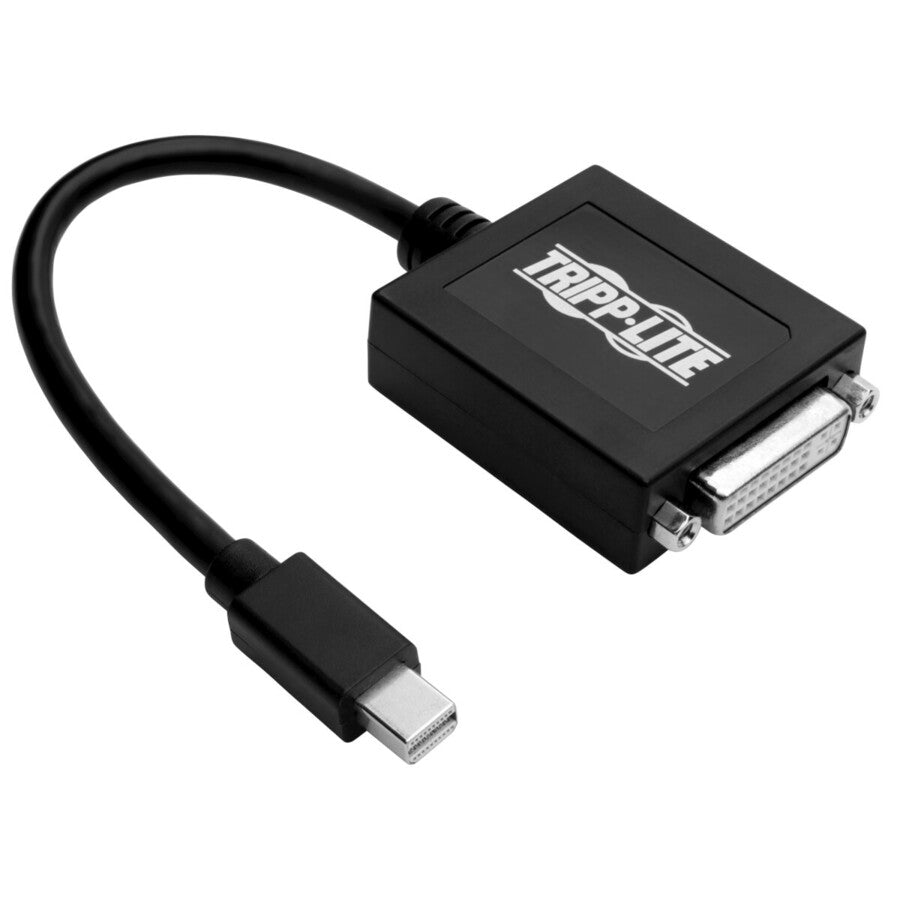 Tripp Lite Keyspan Mini DisplayPort to DVI Adapter Video Converter for Mac/PC Black (M/F) 6-in. (15.24 cm)
