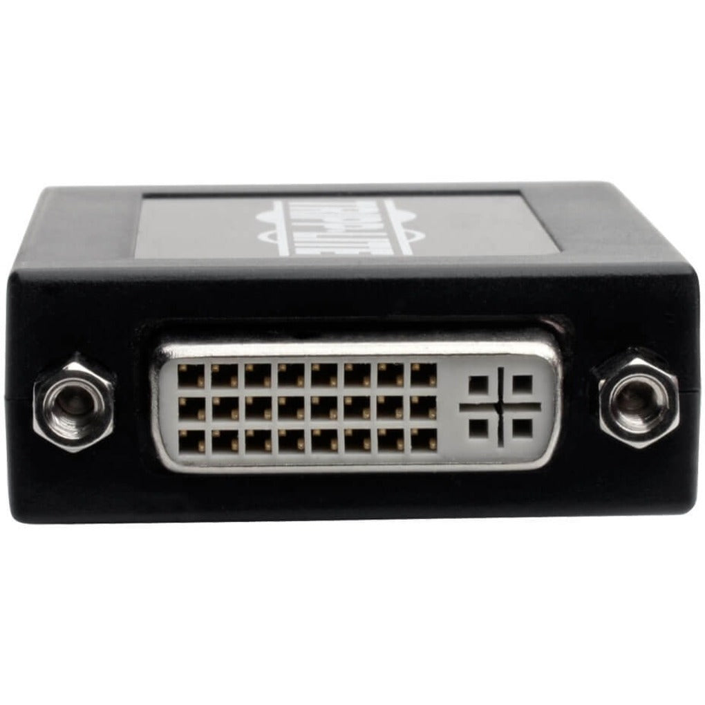 Tripp Lite Keyspan Mini DisplayPort to DVI Adapter Video Converter for Mac/PC Black (M/F) 6-in. (15.24 cm)