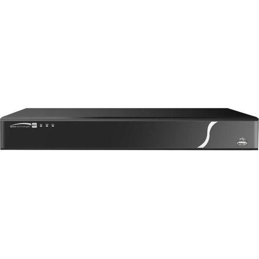 Speco 8 Channel 4K Plug & Play Network Video Recorder with Built-in PoE+ Switch - 16 TB HDD