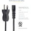 StarTech.com 10ft (3m) Hospital Grade Power Cord 18AWG NEMA 5-15P to C13 10A 125V Green Dot Medical Power Cable Monitor Power Cable