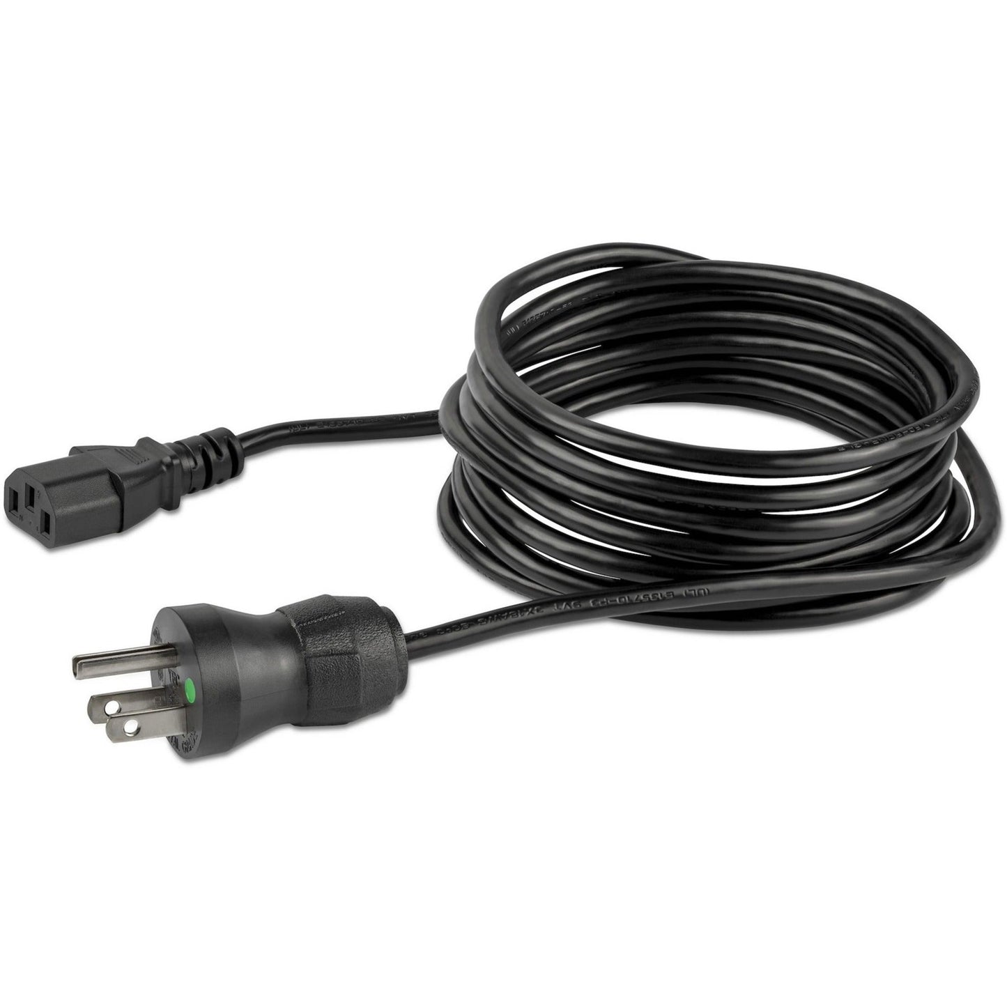 StarTech.com 10ft (3m) Hospital Grade Power Cord 18AWG NEMA 5-15P to C13 10A 125V Green Dot Medical Power Cable Monitor Power Cable