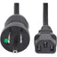 StarTech.com 15ft (4.5m) Hospital Grade Power Cord 18AWG NEMA 5-15P to C13 10A 125V Green Dot Medical Power Cable Monitor Power Cable