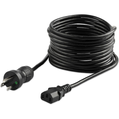 StarTech.com 15ft (4.5m) Hospital Grade Power Cord 18AWG NEMA 5-15P to C13 10A 125V Green Dot Medical Power Cable Monitor Power Cable