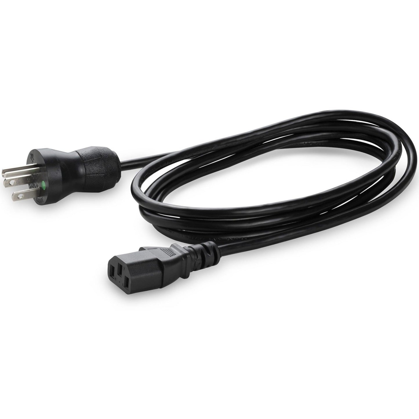 StarTech.com 6ft (2m) Hospital Grade Power Cord 18AWG NEMA 5-15P to C13 10A 125V Green Dot Medical Power Cable Monitor Power Cable