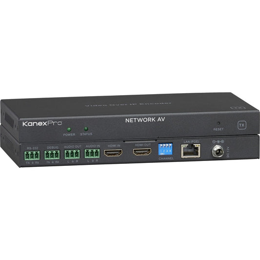 KanexPro NetworkAV Over IP Encoder w/ POE & RS-232