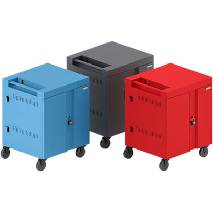 Bretford CUBE Cart 36 AC Charging Red Paint