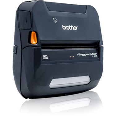 Brother RuggedJet RJ4230BL Mobile Direct Thermal Printer - Monochrome - Portable - Label/Receipt Print - USB - Serial - Bluetooth - Near Field Communication (NFC)