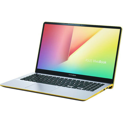 Asus Vivobook S S530 S530UA-DB51-YL 15.6" Notebook - 1920 x 1080 - Intel Core i5 8th Gen i5-8250U Quad-core (4 Core) 1.60 GHz - 8 GB Total RAM - 256 GB SSD - Silver with Yellow