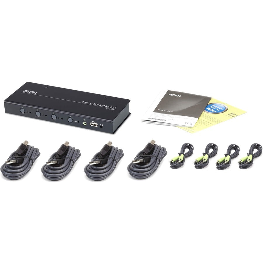 4PORT USB BOUNDLESS KVM SWITCH 