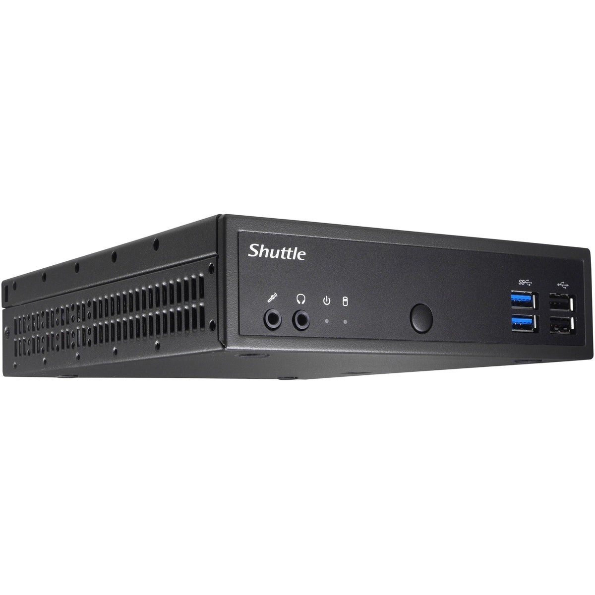 Shuttle XPC slim DH02U3 Barebone System - Slim PC - Intel Core i3 7th Gen i3-7100U 2.40 GHz