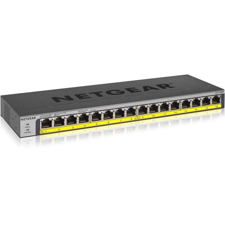16PORT POE/POE+ GIGABIT ENET   