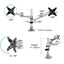 ViewSonic LCD-DMA-001 Dual Monitor Mounting Arm with VESA Mount up to Two 24