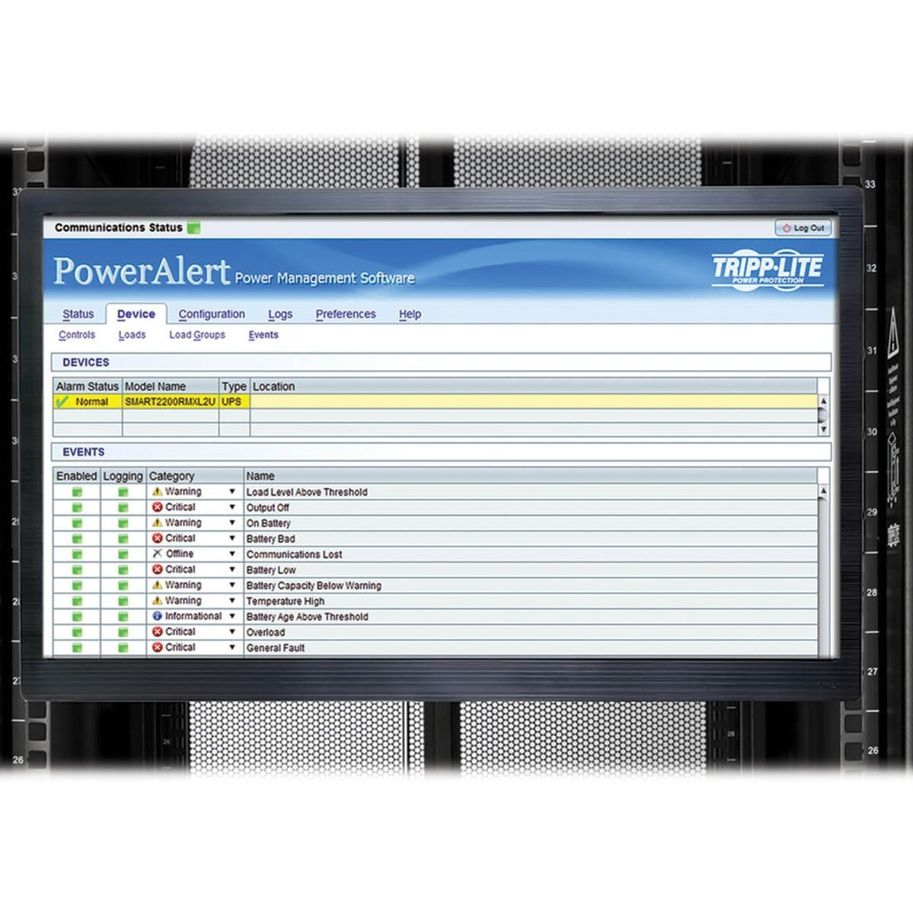 Tripp Lite SmartRack Monitor Rack-Mount Bracket 4U for LCD Monitor up to 17-19 in.