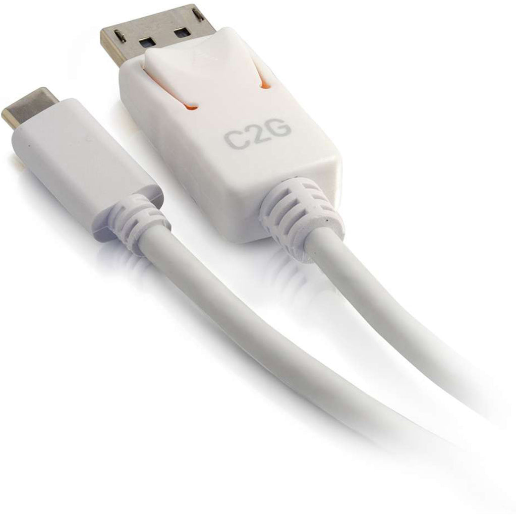 C2G 9ft USB C to DisplayPort 4K Cable White