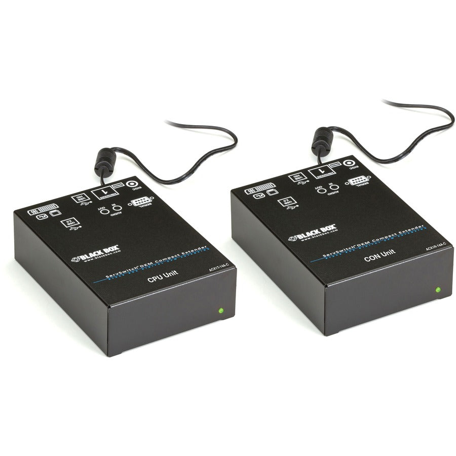 Black Box DKM Compact Switch Kit - CATx DVI USB RS-232 Audio USB 2.0