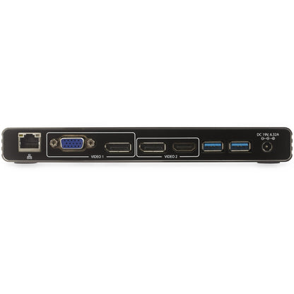 StarTech.com Thunderbolt 3 Dock - Dual 4K 60Hz Monitor TB3 Docking Station with DisplayPort HDMI & 1080p VGA - 85W Power Delivery