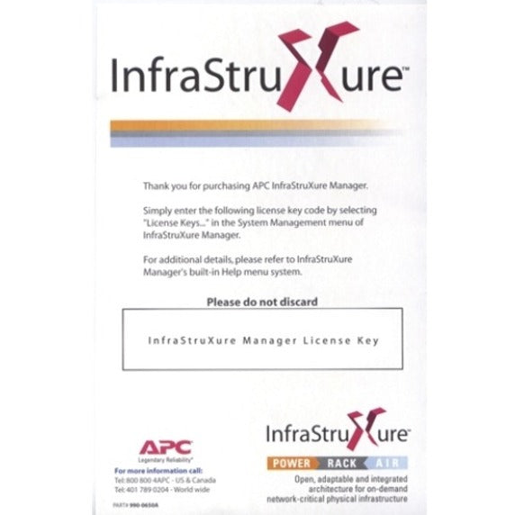 INFRASTRUXURE MANAGER 25 NODE  