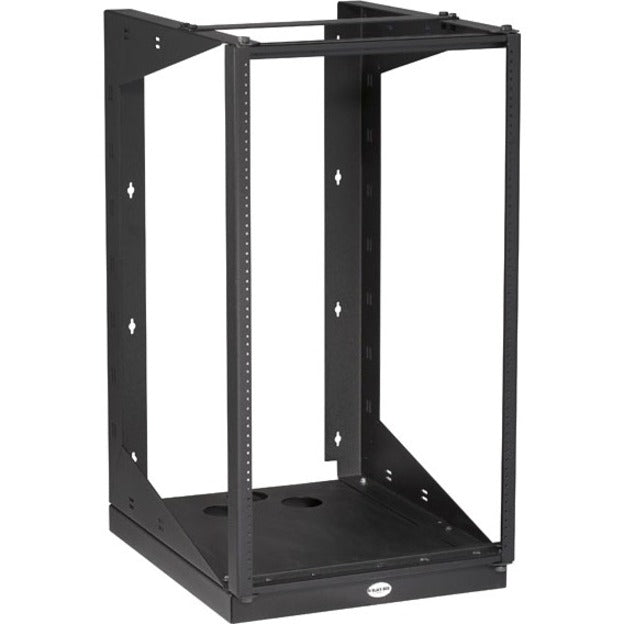 Black Box Wallmount Rack - 19U 12-24 Tapped Rail Holes 100 lb. Capacity