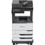 Lexmark MX820 MX822ade Laser Multifunction Printer-Monochrome-Copier/Fax/Scanner-55 ppm Mono Print-1200x1200 Print-Automatic Duplex Print-300000 Pages Monthly-1200 sheets Input-Color Scanner-600 Optical Scan-Monochrome Fax-Gigabit Ethernet