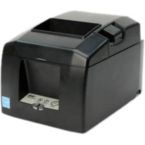 Star Micronics TSP654CloudPRNT-24 GRY SK US Desktop Direct Thermal Printer - Monochrome - Label Print - Ethernet - Parallel - With Cutter - Gray