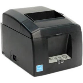 Star Micronics TSP654CloudPRNT-24 GRY SK US Desktop Direct Thermal Printer - Monochrome - Label Print - Ethernet - Parallel - With Cutter - Gray