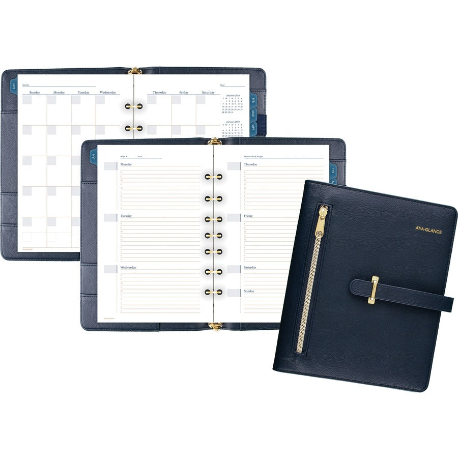 At-A-Glance Buckle Closure Undated Desk Start Set