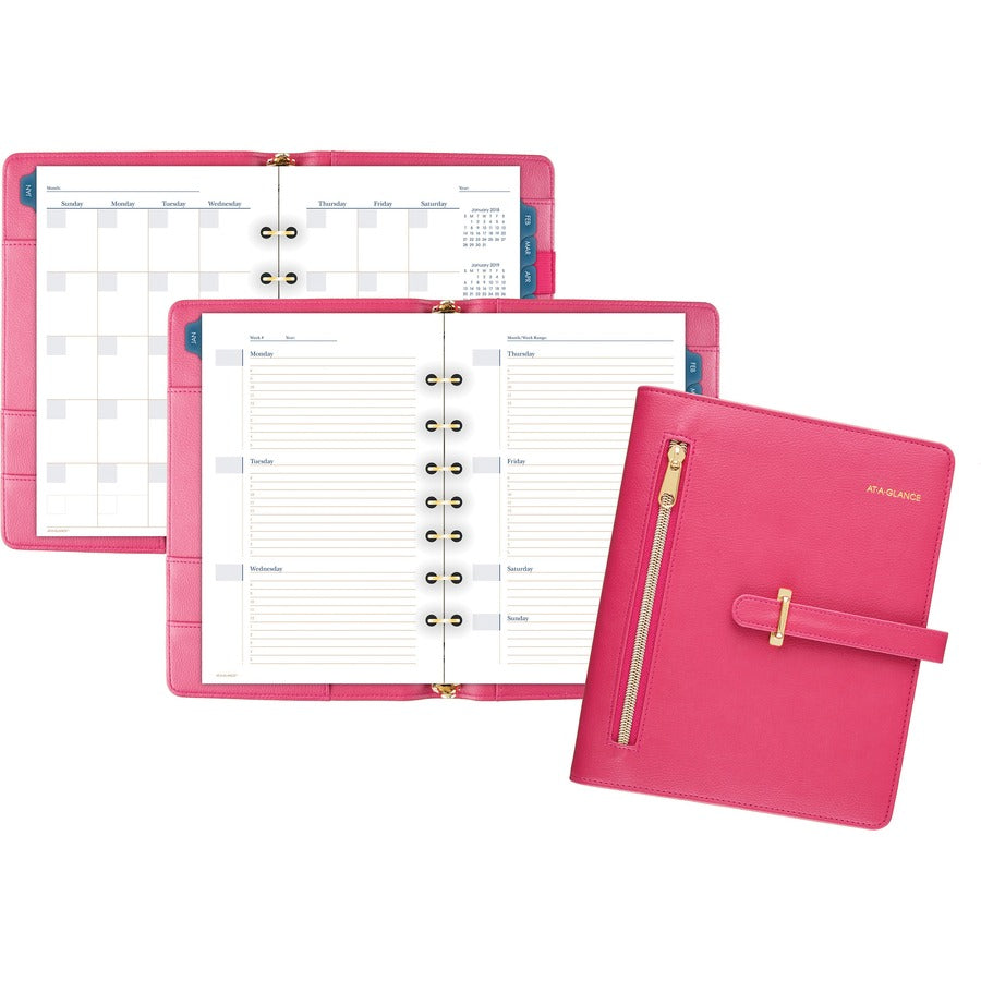 At-A-Glance Buckle Closure Undated Desk Start Set