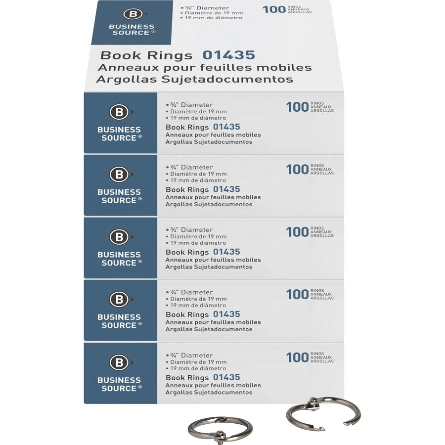 Business Source Standard Book Rings