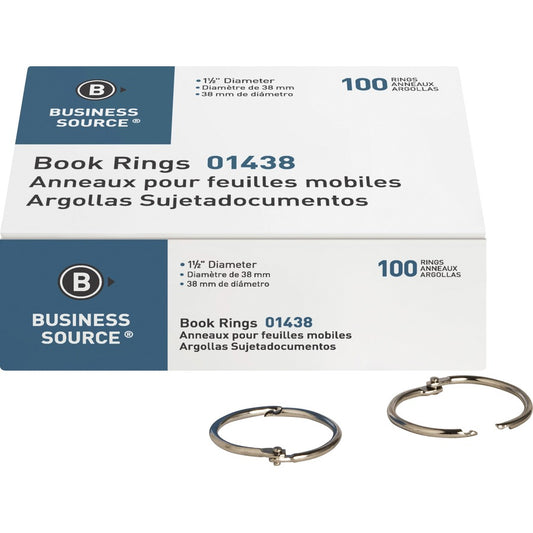 Business Source Standard Book Rings